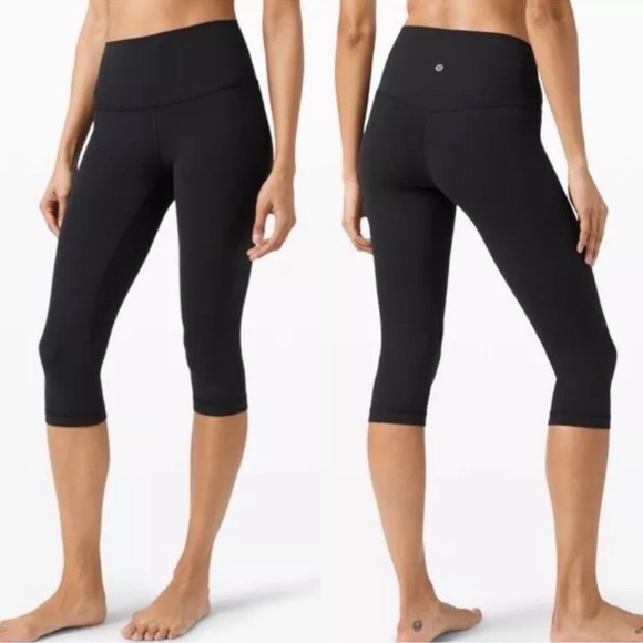 lululemon athletica Pants - Like New Lululemon Align High Rise Crop Pant 17” black 2